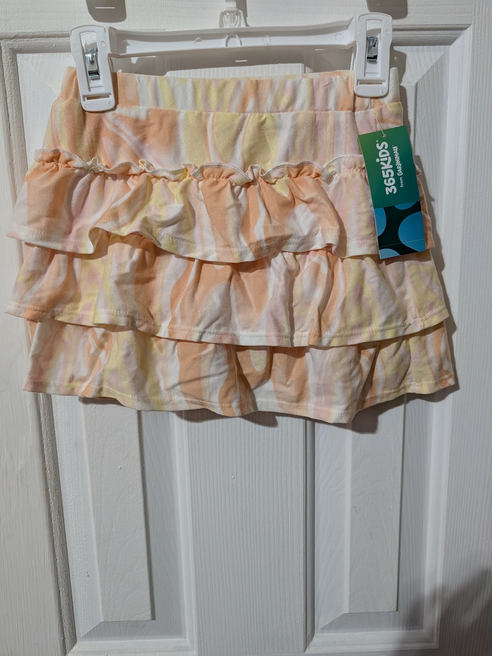 Garanimals Pastel Peach & Yellow Ruffle Tiered Skirt